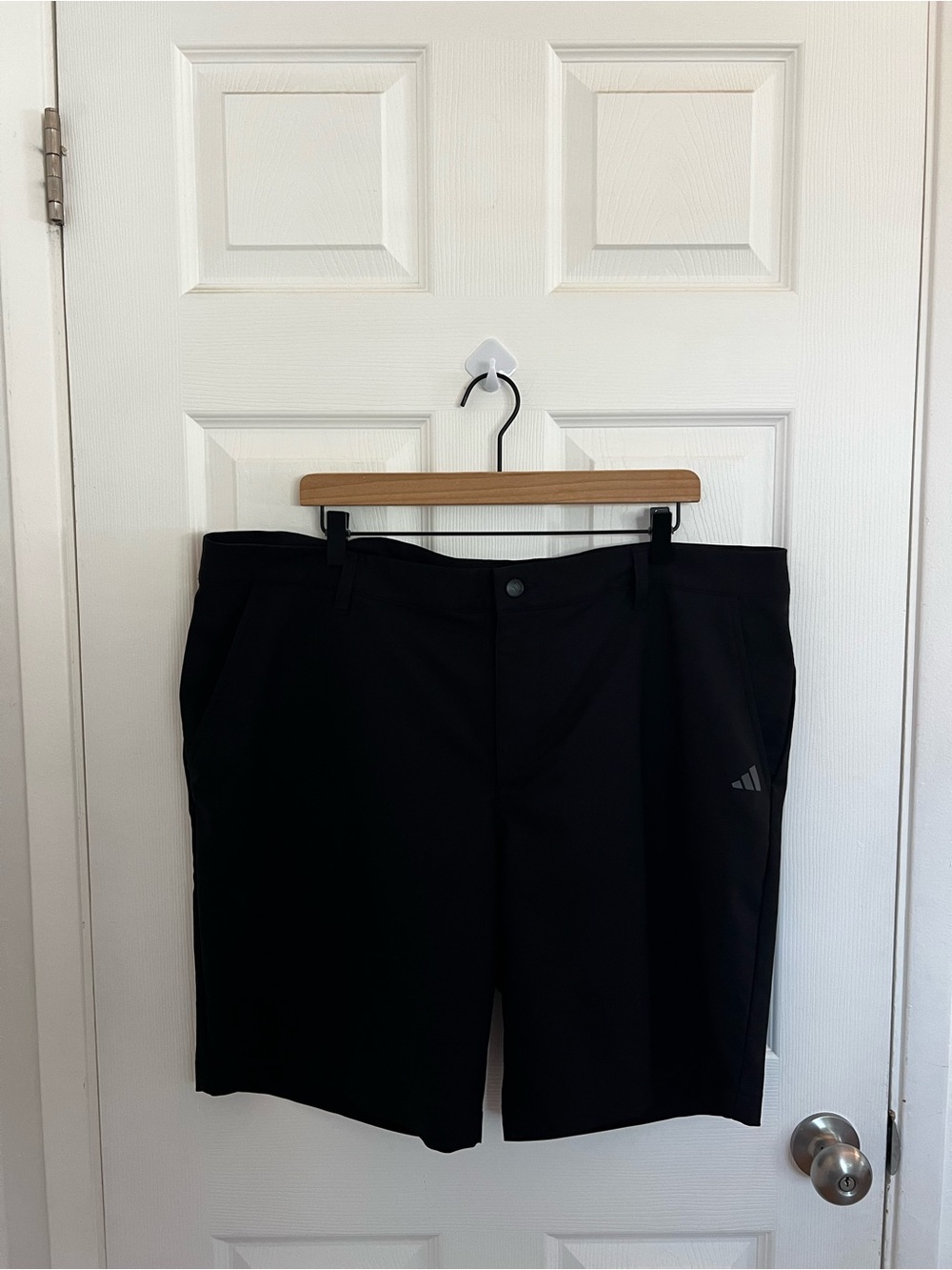 adidas Black Athletic Golf Shorts